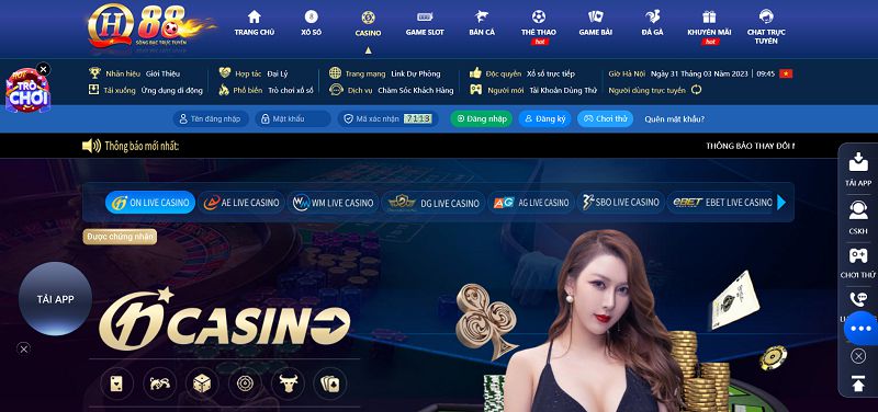 Trang chủ của 88Go có rất nhiều hoạt động khuyến mãi hấp dẫn - 88Go