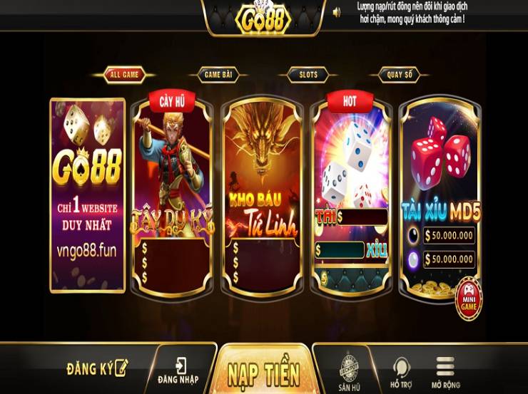 Go888B: Làm giàu dễ dàng bằng cách chơi các trò chơi có thưởng - 888B
